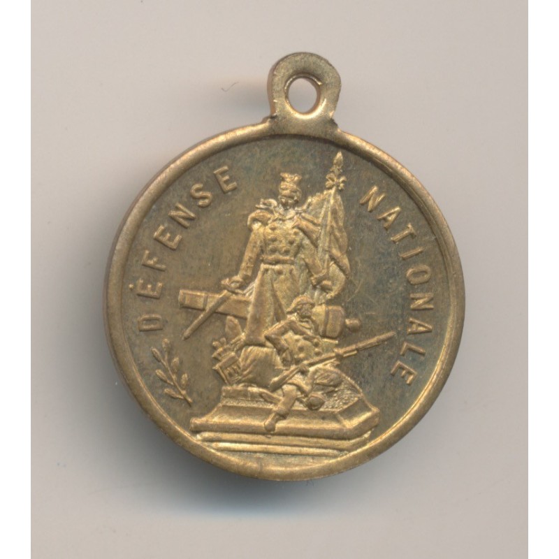 Médaille - Défense nationale - Inauguration de la statue - 12 aout 1883 - Courbevoie