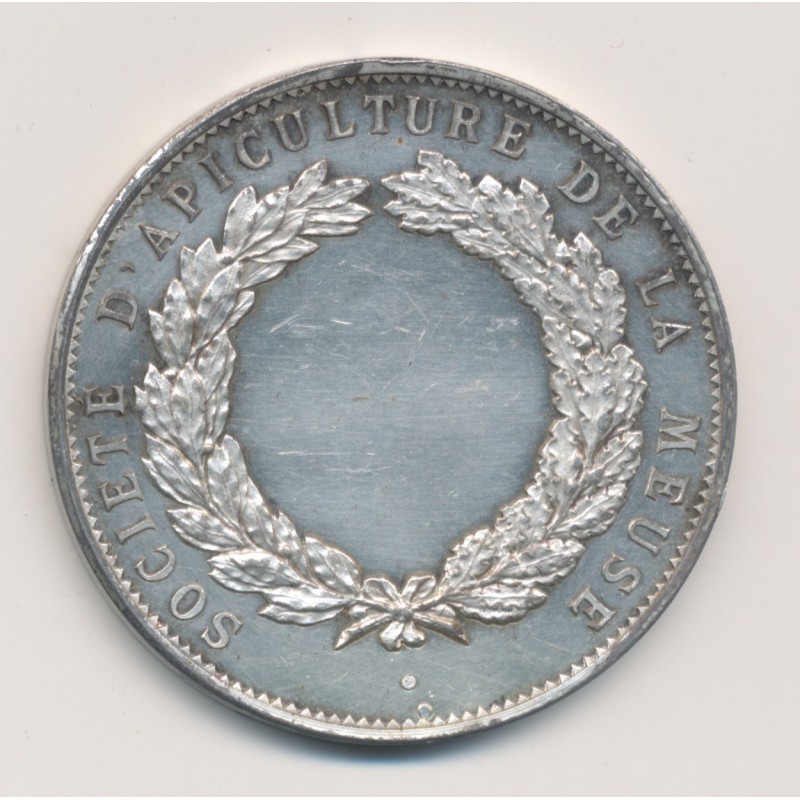 Médaille - Société d'Apiculture de la Meuse - argent - Une pour toutes, toutes pour une