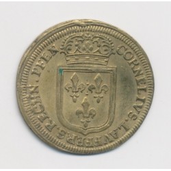 Jeton de Nuremberg - Louis XIV - laiton 2