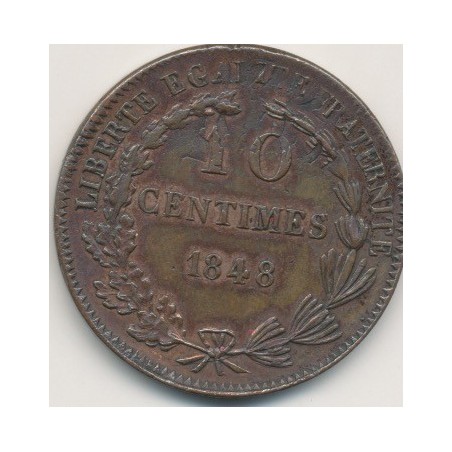 10 Centimes 1848 Pillard Essai