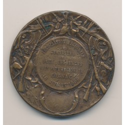 Médaille - Association régionale des gymnastes des deux charentes - Cognac 1899 - bronze 2