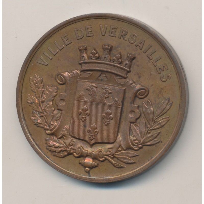 Médaille - Exposition rétrospective - 1881 - Versailles - Bronze