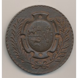 Médaille - Exposition Française - Lima - 1957 - bronze 2