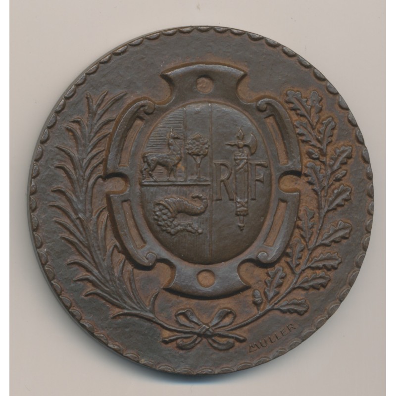 Médaille - Exposition Française - Lima - 1957 - bronze