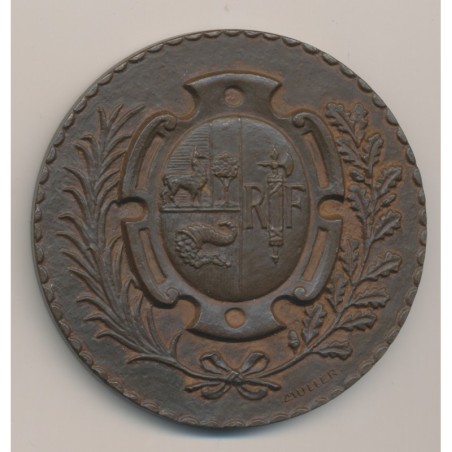 Médaille - Exposition Française - Lima - 1957 - bronze