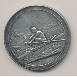Médaille - Aviron - bronze argenté
