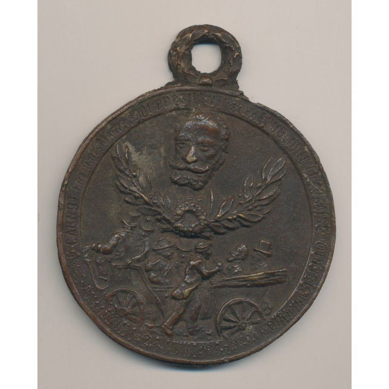 Médaille - Assassinat Sadi Carnot - Président de la république - bronze