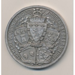 Médaille - Chambre de commerce - Poitiers et la vienne - bronze argenté