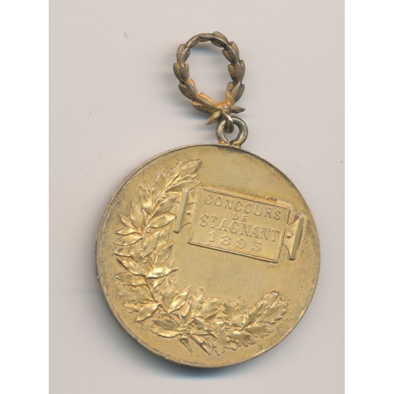 Médaille - Union des comices - Arrondissement de Marennes - Concours de St gagnant 1895 - bronze