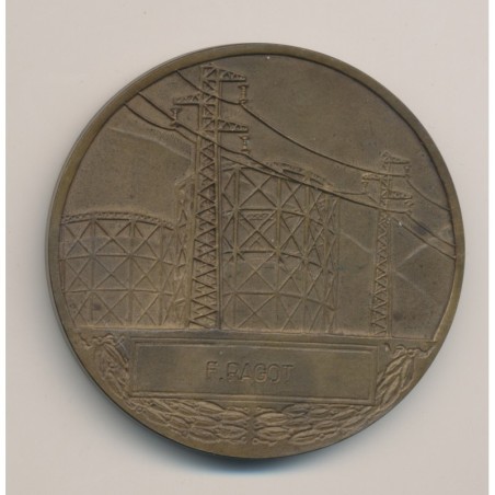 Médaille - Électricité et gaz de France - bronze - Dropsy