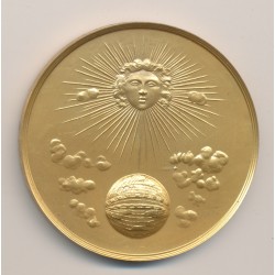 Médaille - Fondateur de la météorologie moderne - Le Verrier - bronze 2