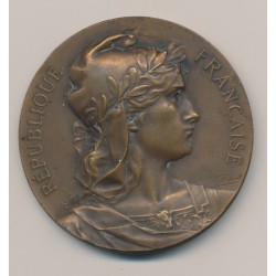 Médaille - Société amicale et de prévoyance de la préfecture de police - bronze