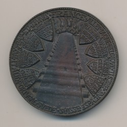Médaille - 3e centenaire St Gobain - Fondateur Colbert - bronze 2