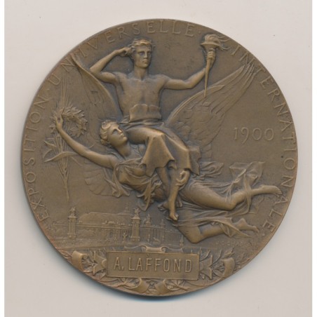 Médaille - Exposition Universelle - 1900 - A.Laffond - Bronze