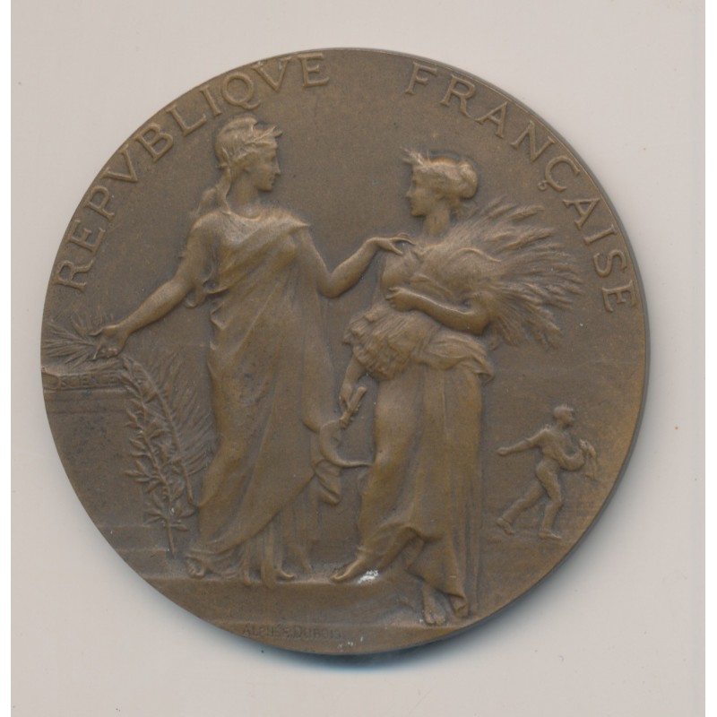 Médaille - Associations agricoles - République Française - A.Dubois - bronze