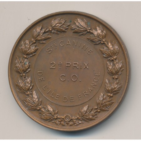 Médaille - Société canine Ile de France - 2e prix - bronze - Brenet