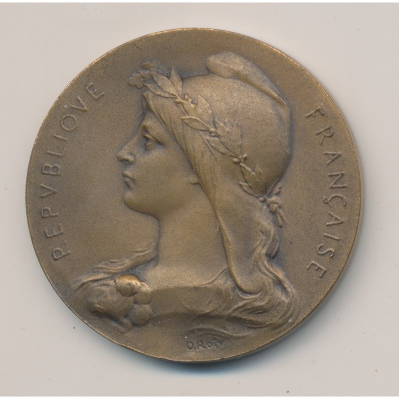 Médaille - Association agricole de vierzon - bronze - O.Roty - 41mm