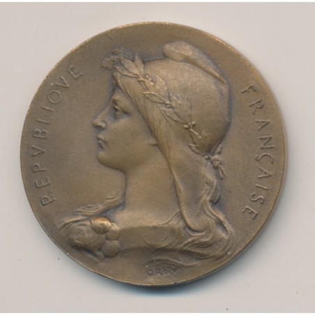 Médaille - Association agricole de vierzon - bronze - O.Roty - 41mm