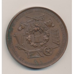 Médaille - Mathieu de Dombasle - 1843 - agriculture - bronze 2