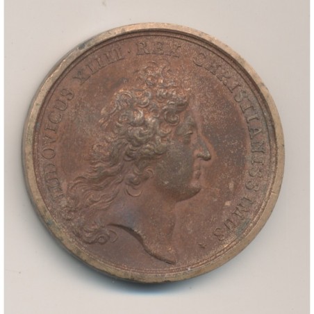Médaille - Louis XIV - 1669 - bronze