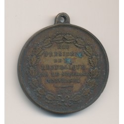 Médaille - Louis Napoléon Bonaparte - président de la république - 1848 - bronze 2