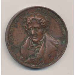 Médaille - Chateaubriand - cuivre