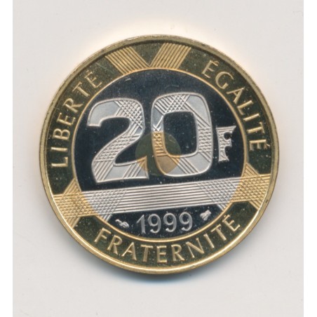 20 Francs Mont st michel - 1999 - Belle épreuve