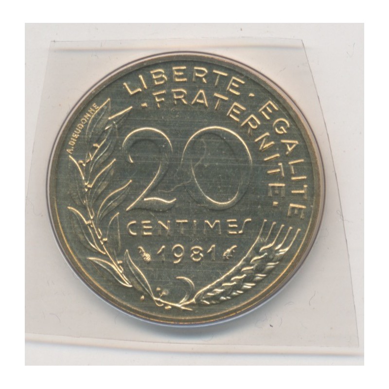 20 Centimes Marianne - 1981