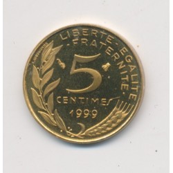 5 Centimes Marianne - 1999 - Belle épreuve