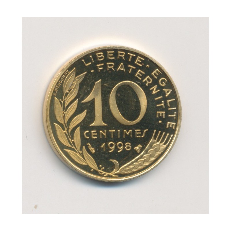 10 Centimes Marianne - 1998 - Belle épreuve
