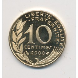 10 Centimes Marianne - 2000 - Belle épreuve