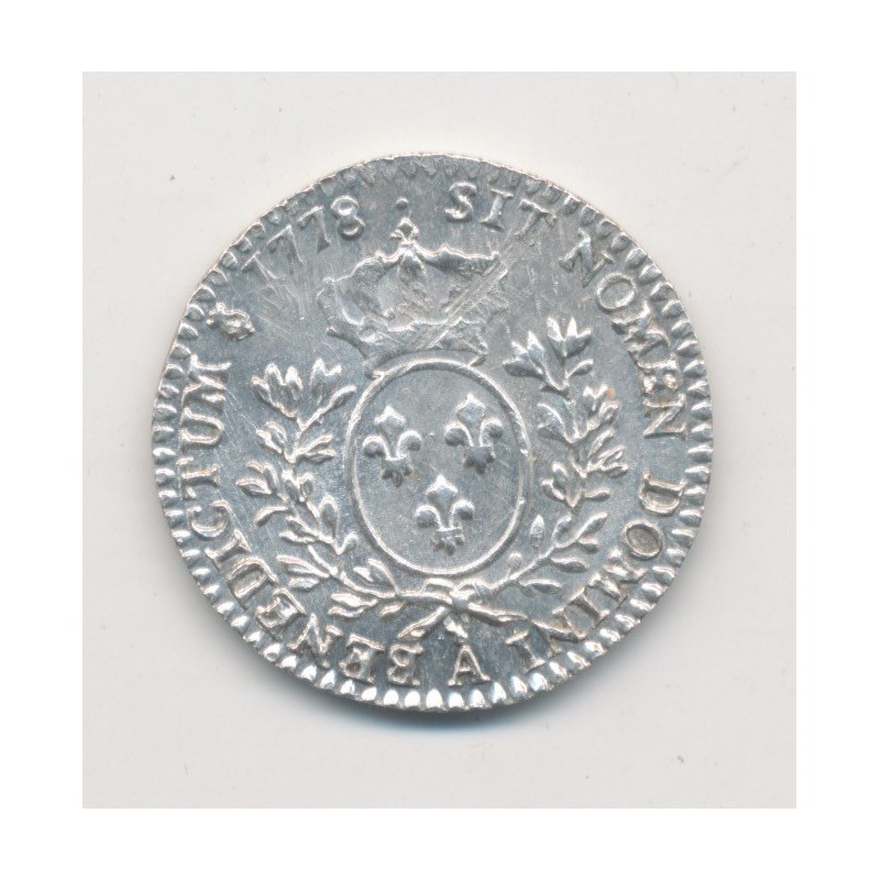 Louis XVI - 1/10 écu aux lauriers - 1778 A Paris