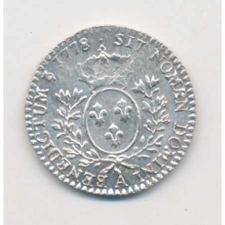 Louis XVI - 1/10 écu aux lauriers - 1778 A Paris
