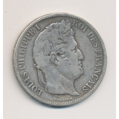 5 Francs Louis philippe I - 1831 H La rochelle - Tranche en relief
