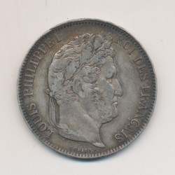 5 Francs Louis philippe I - 1834 T Nantes - Tranche en relief