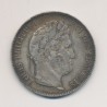 5 Francs Louis philippe I - 1834 T Nantes - Tranche en relief