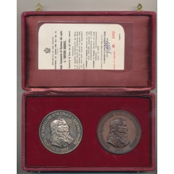 St Marin - Coffret 2 Médailles argent et bronze - Napoléon Bonaparte - 1769-1969