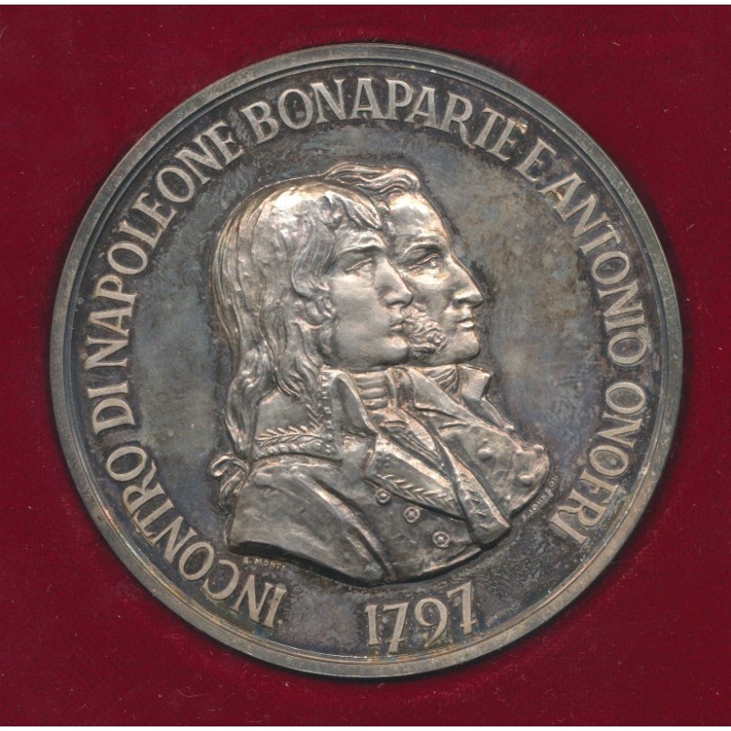 St Marin - Coffret 2 Médailles argent et bronze - Napoléon Bonaparte - 1769-1969