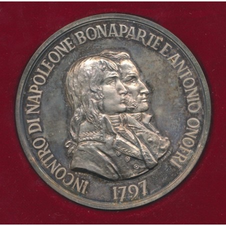 St Marin - Coffret 2 Médailles argent et bronze - Napoléon Bonaparte - 1769-1969