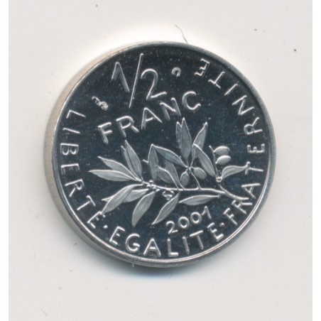 50 Centimes Semeuse - 2001 - Belle épreuve