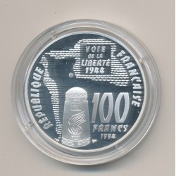 100 Francs - Sainte mère l'église - 1994 - argent BE 2