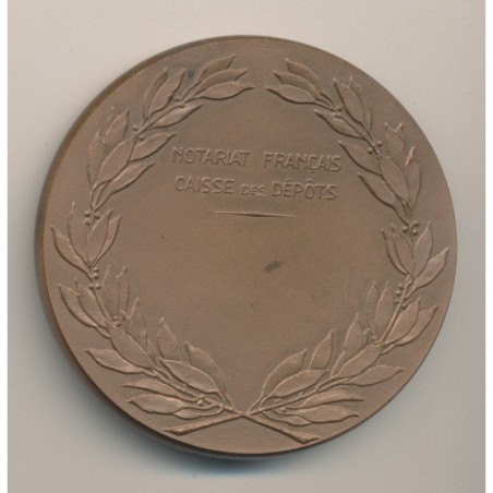 Médaille - Loisel et Gauthier - Notariat Français - bronze