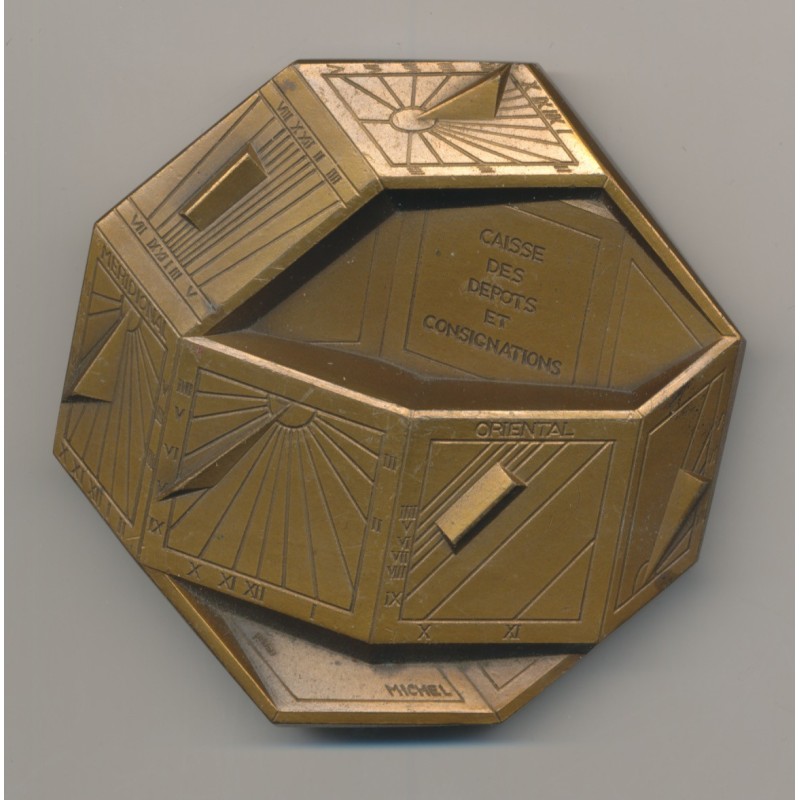 Médaille - Caisse des dépôts et consignations - Michel - bronze