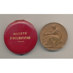Médaille - Exposition Universelle - 1889 - avec écrin société d'acclimatation 2