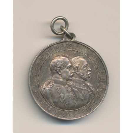 Médaille - Jubilé Wilhelm I et II - 1860-1910