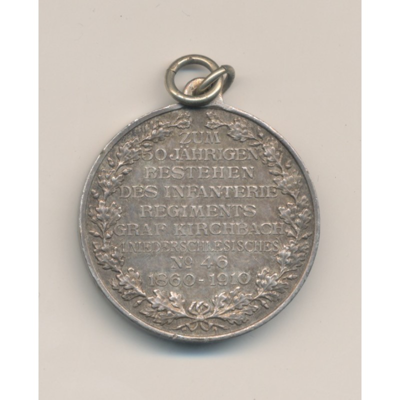Médaille - Jubilé Wilhelm I et II - 1860-1910