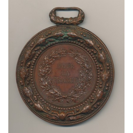 Médaille - Président Mac-Mahon - bronze - 77mm