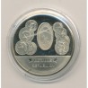 Médaille - Lettonie - Membre Union Européenne - maillechort