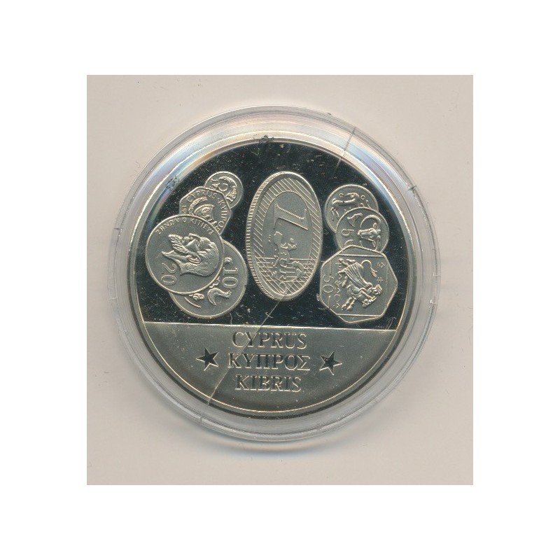 Médaille - Chypre - Membre Union Européenne - maillechort