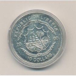 Libéria - 10 Dollars 2000 - John F Kennedy 2